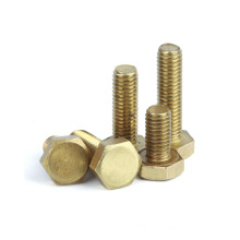 M24*120mm Brass Bronze Hex Bolt DIN933